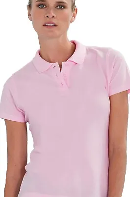 Buy T Shirt Polo Shirt Cotton X2 Ladies High Quality Branded Plain Fit Short Sleeve • 9.99£