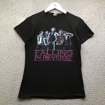 Buy Falling In Reverse Startee T-Shirt Womens Large Short Sleeve Music Graphic Black • 14.17£