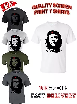 Buy Che Guevara T-Shirt Silhouette Iconic Retro Political Revolution Cuba S-5XL Top • 10.99£
