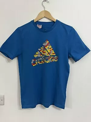 Buy Adidas Lego T-Shirt Age 13 To 14 Blue  • 8.99£