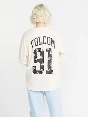 Buy VOLCOM - Werkin Doubles Long Sleeve T-Shirt - Womens L/S Tee - Cloud • 40£