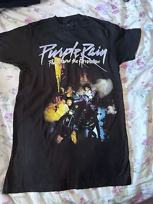 Buy Prince Purple Rain T Shirt, Size XS • 8£