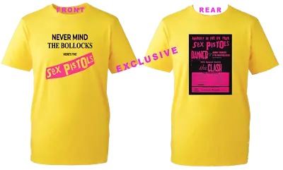 Buy 'Never Mind The Bollocks' Sex Pistols T Shirt - Up To 6XL - FREE POSTAGE • 29.97£