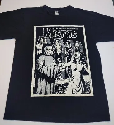 Buy 1996 MISFITS  The Shocking Return Of The Misfits Graphic T-shirt Size Men's M 2V • 42.76£