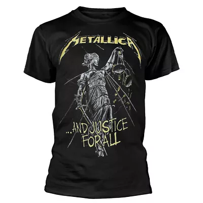 Buy Metallica And Justice For All Tracks BP Black T-Shirt NEW OFFICIAL • 16.39£