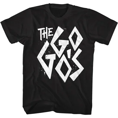 Buy The Go's Band Logo Full Front Men's T Shirt New Wave Music Merch • 40.37£