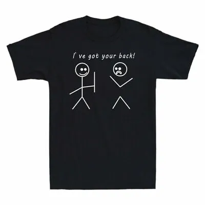 Buy Sarcasm Back Novelty Friendship Stick I Your Gift Got Men's Teens T-Shirt Figure • 12.99£