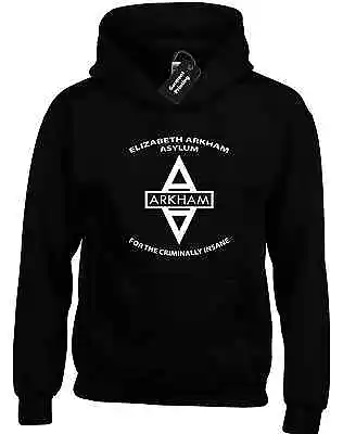 Buy Arkham Asylum Hoody Hoodie Cool Bat Design Man Top Gotham Superhero Gift Premium • 16.99£