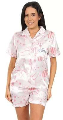 Buy Disney Dumbo Ladies Short Satin Pyjama Set For Women Satin • 16.99£