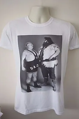 Buy Big Daddy And Giant Haystacks T-shirt Wrestling Ric Flair Sting 1970s  • 11.99£