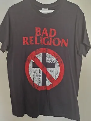Buy Bad Religion Distressed Logo T-Shirt - Large *Official Merch* • 20£