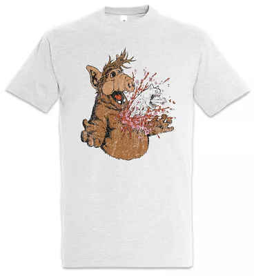 Buy A Horror T-Shirt Alf Fun Alien Halloween Splatter Blood Cat Cats Funny • 21.54£