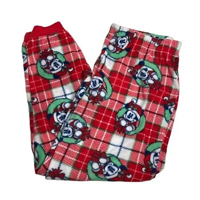 Buy Disney Briefly Stated Womens Mickey Mouse Matching Family Pajama Pants L NWOT • 11.34£