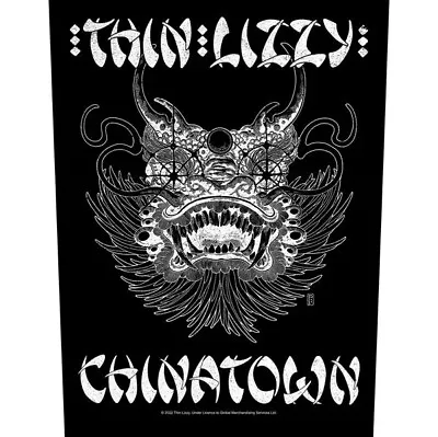 Buy Thin Lizzy Chinatown Back Patch Official Rock Band Merch • 12.64£