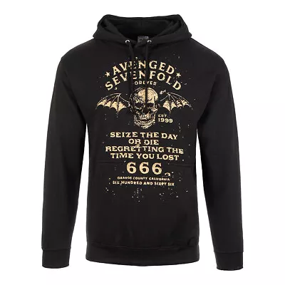 Buy Official Avenged Sevenfold Seize The Day Hoodie (Black) • 37.99£