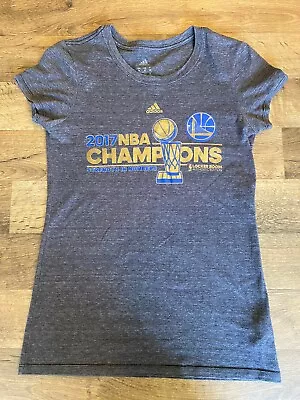 Buy Adidas – Women’s Golden State Warriors NBA Champs 2017 T-Shirt - Medium Curry • 3.31£