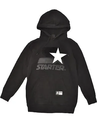 Buy STARTER Mens USA Graphic Hoodie Jumper Medium Black Cotton ZN75 • 13.58£