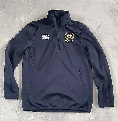 Buy Canterbury Tracksuit Jacket 1/4 Zip Bournville Rugby Long Sleeve Top Size Large • 14.99£