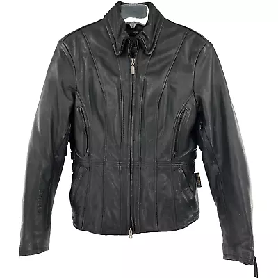 Buy FIRSTGEAR Heavy Leather Motorcycle Jacket Thermoliner Vented Women Small • 96.51£