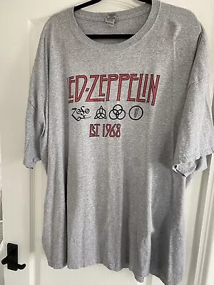 Buy Led Zeppelin T Shirt 4XL XXXXL 58” Chest Plant Page Bonham Jones • 12£