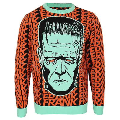 Buy Official Knitted Jumper - Frankenstein - Head Shot • 39.99£