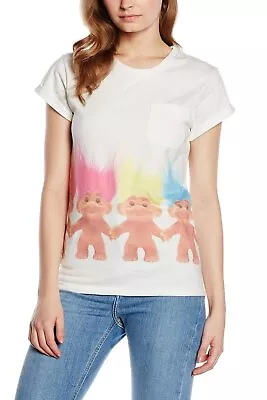 Buy Plastic Head Women's Varsity Troll Grst T-Shirt M Grey (US IMPORT) • 9.41£