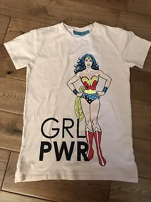Buy Wonder Woman - Girl Power - Ladies / Girls - UK Size 4 - T-shirt • 5£