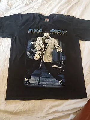 Buy Elvis Presley Mens T-Shirt  Rock@tees  Brand With Backprint Size Large • 16£