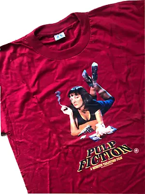 Buy Vintage PULP FICTION T-Shirt XL OFFICIAL Quentin Tarantino Movie MERCH • 225£