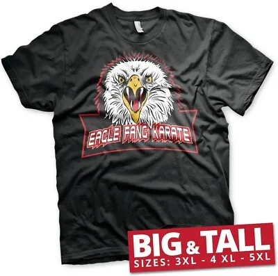 Buy Cobra Kai Eagle Fang Karate Big & Tall T-Shirt Black • 30.85£
