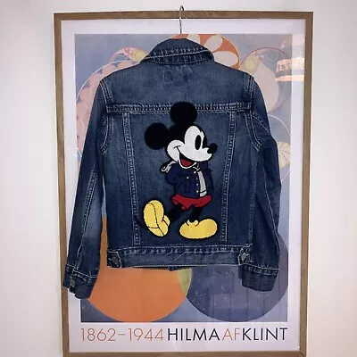 Buy Baby Gap Denim Jacket Mickey Mouse Age 5 Years Disney • 5£