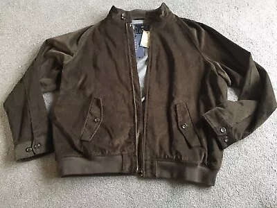 Buy BNWT Marks & Spencer Brown Cord Blouson Jacket, Water Repellant Size XXL • 9.99£