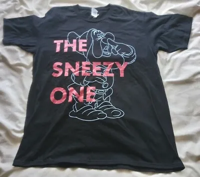 Buy The Sneezy One - Disney Snow White & Seven Dwarves - T Shirt Size L • 8.50£