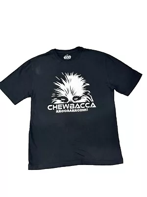 Buy Star Wars T Shirt Disneyland Paris Size M Black Chewbacca Souvenir • 9.99£