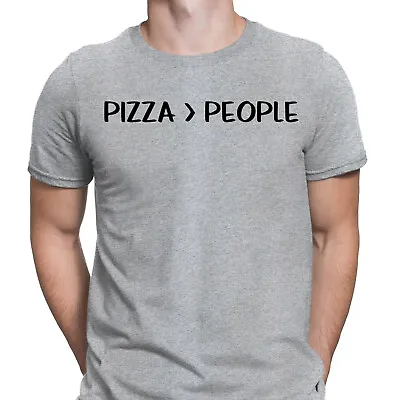 Buy Pizza Over People Food Lovers Mind Over Matter Funny Mens T-Shirts Tee Top #DNE • 9.99£