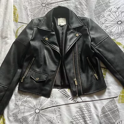 Buy Girls 9/10 Yrs River Island Leather Jacket, Only Worn Once • 10£