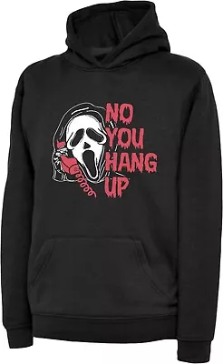 Buy No You Hang Up Halloween Hoodie Ghost Face Calling Parody Horror Hoodie Gift Top • 23.99£