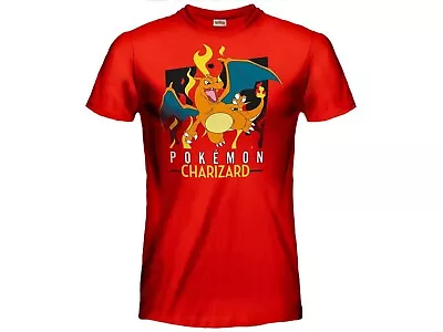 Buy Pokemon T-Shirt Red Charizard Original Official • 19.66£