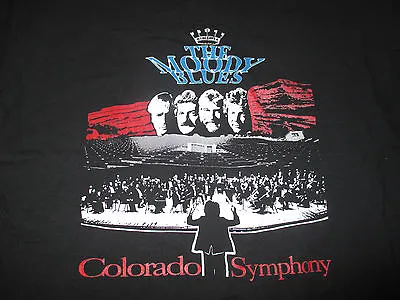 Buy 1992 MOODY BLUES W/ COLORADO SYMPHONY Musical Experience RED ROCKS (XL) T-Shirt • 120.09£