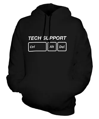 Buy Tech Support Ctrl Alt Del Unisex Hoodie Top Gift Geek Computer • 34£