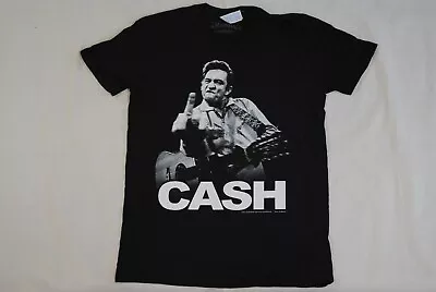 Buy Johnny Cash Finger Flippin The Bird T Shirt New Official Man In Black Rare • 10.99£