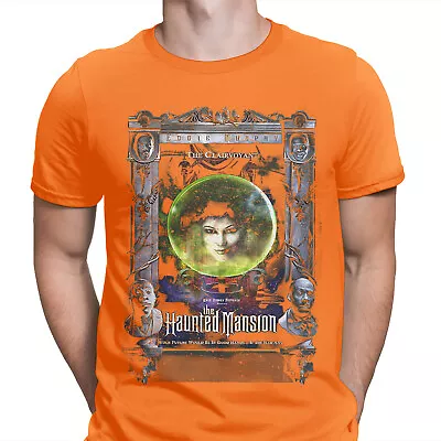 Buy Halloween T-Shirt Haunted Mansion Movie Poster Spooky Creepy Mens T Shirts #HD3 • 6.99£