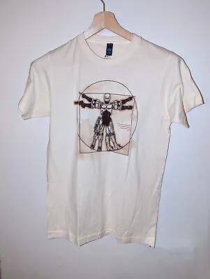 Buy Robocop T Shirt Leonardo Da Vinci Graphic Print Cream Size Small New 80s Retro  • 9.99£