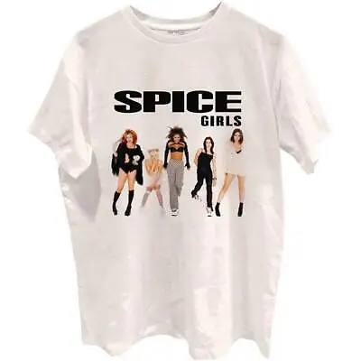 Buy SPICE GIRLS - Official Unisex T- Shirt -  Photo Poses -  White  Cotton • 16.99£