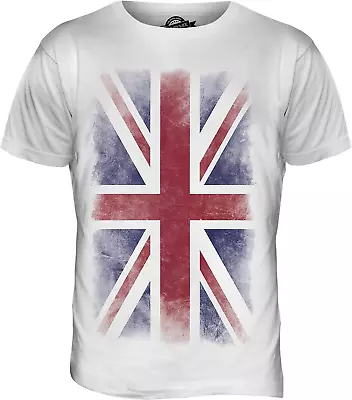 Buy - Great Britain Union Jack Faded Flag - Mens T Shirt Top T-Shirt • 28.19£