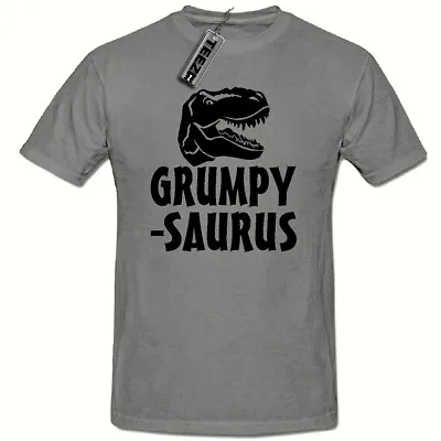 Buy Grumpysaurus Funny Novelty Mens Tshirt, Grumpy Mens Tshirt, Dad Father Gift • 8.99£