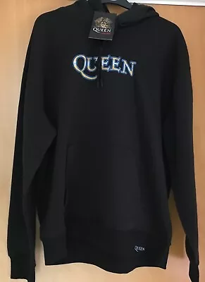 Buy QUEEN Official Merchandise Black Hoodie Printed On Both Sides SIze  L • 29.99£