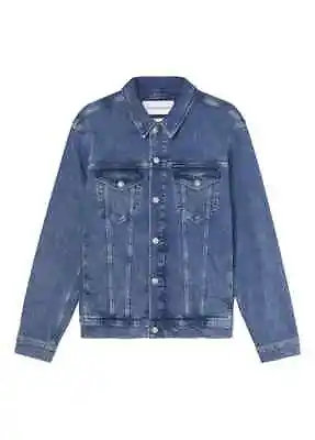 Buy New Men's Xl Calvin Klein J30j3223771a4 Men's Denim Jean Jacket • 199.90£