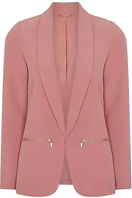 Buy Ladies New Ex Primark  Open Front Blazer Size 10 12 14 16 18 20 • 16.95£