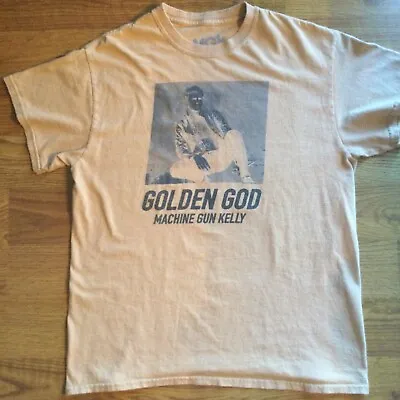 Buy Machine Gun Kelly GOLDEN GOD Medium Tee Shirt Licensed & Official MGK • 14.17£